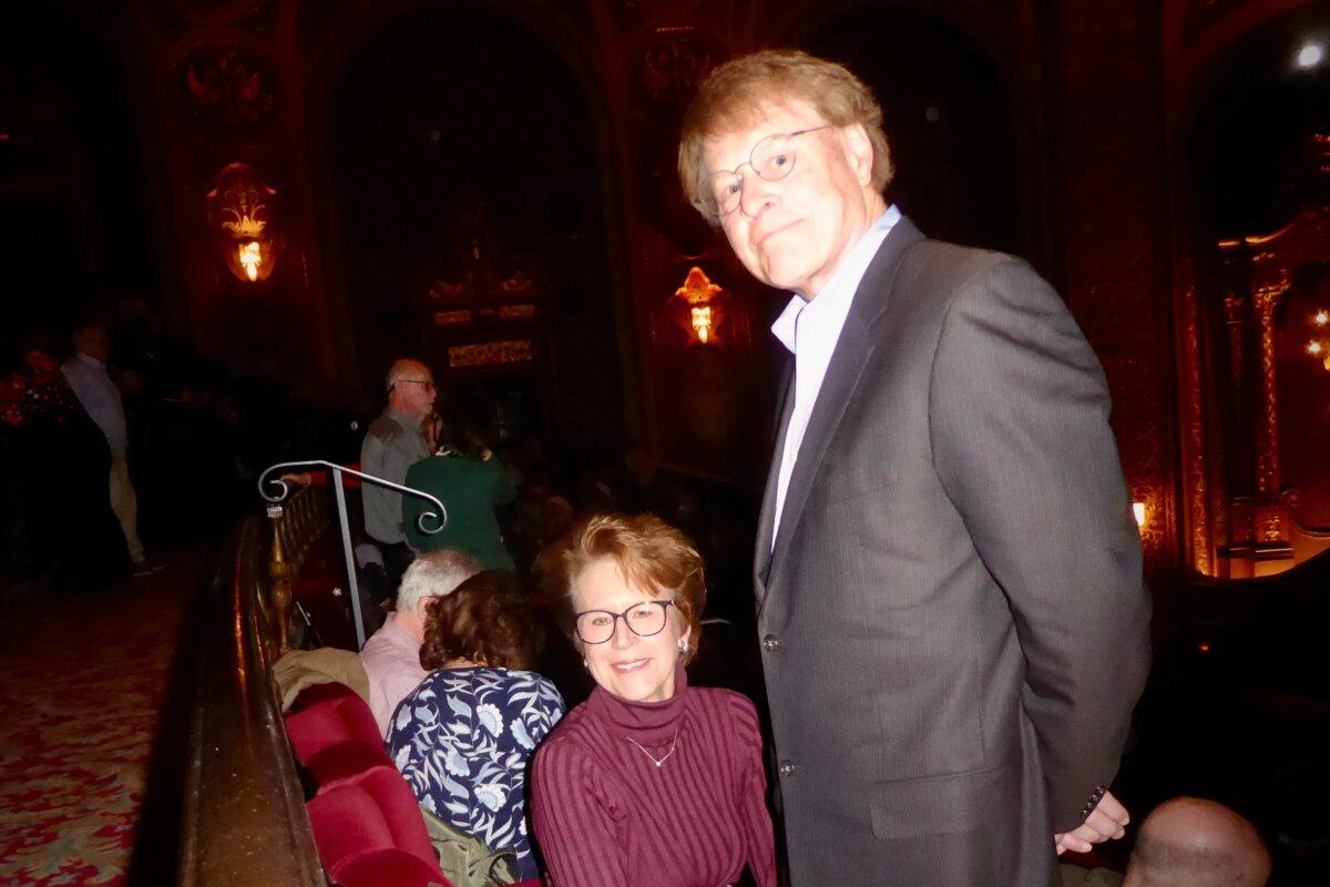 Edwin and Kathy Loewe attend Shen Yun at the Providence Performing Arts Center on Valentine's Day. (Frank Liang/The Epoch Times)