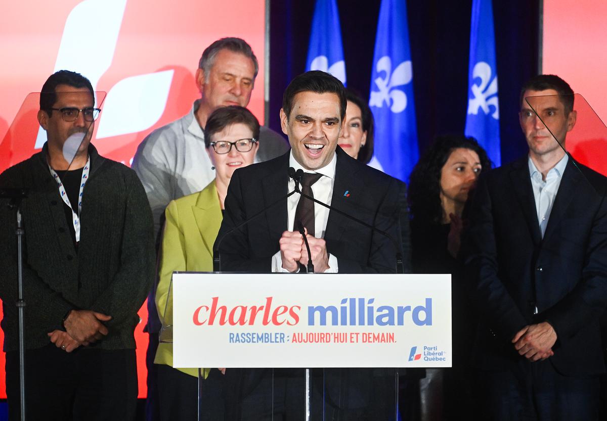 Quebec Liberal Party Welcomes New Leader Charles Milliard