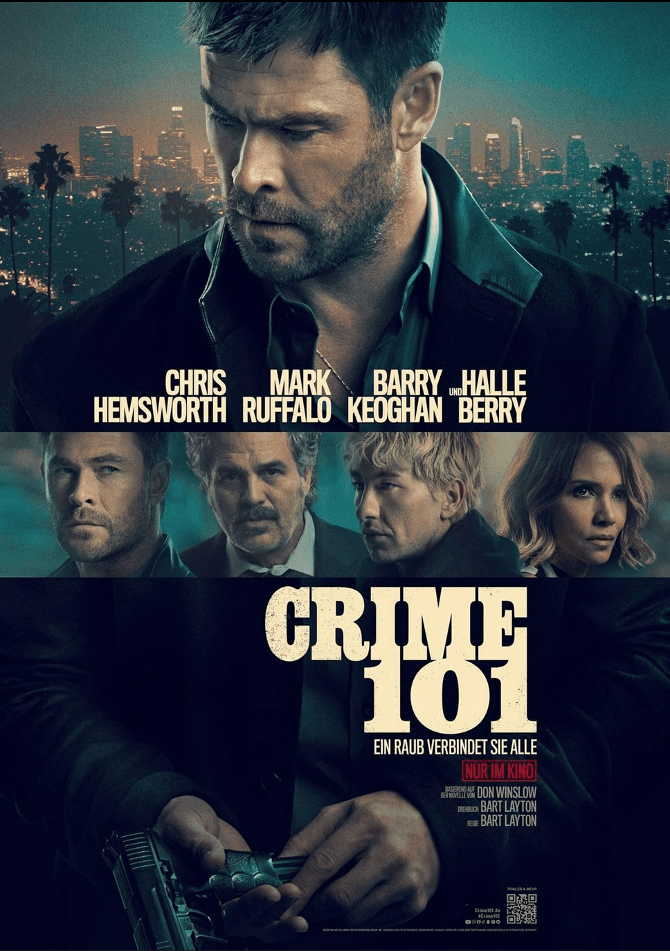 Promotional poster for "Crime 101." (Sony Pictures Releasing)