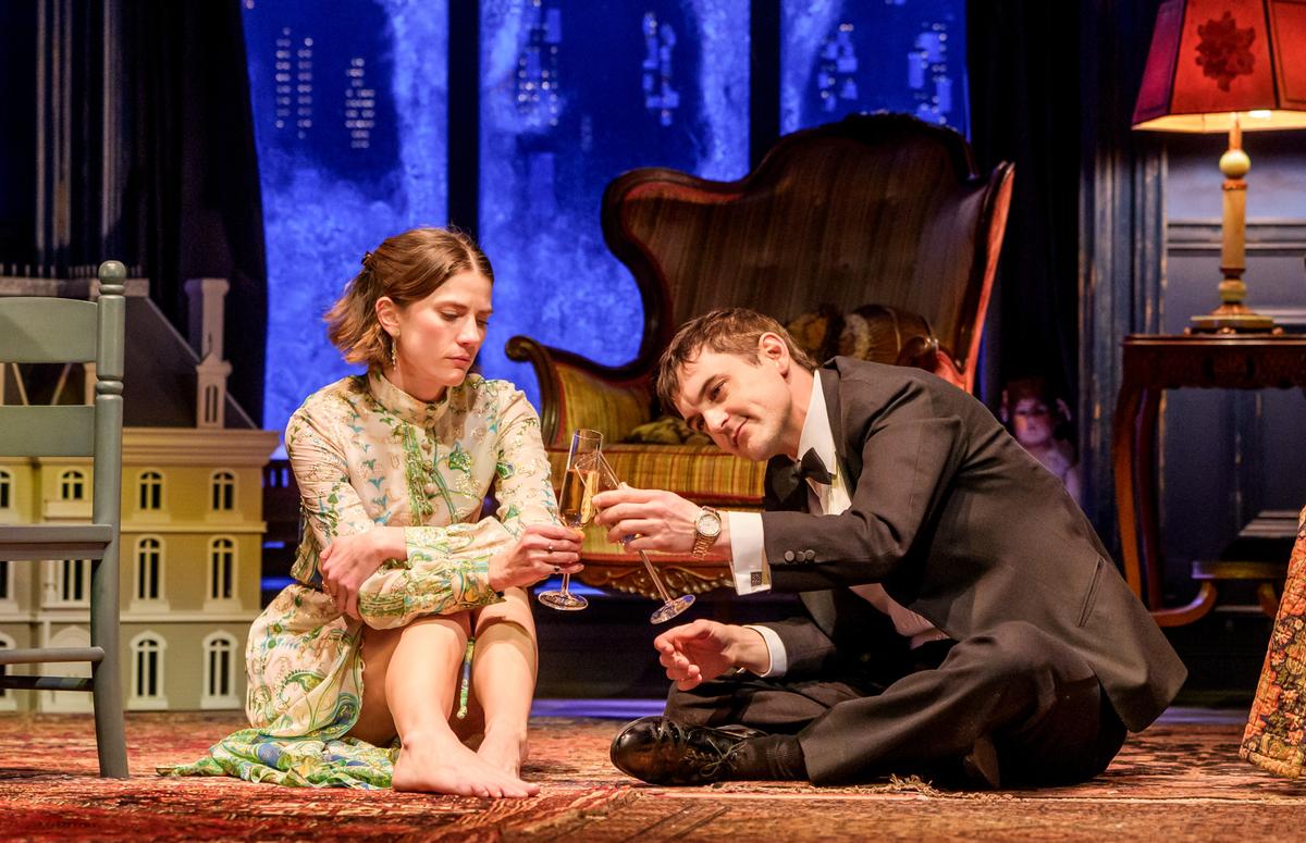 Linda (Bryce Gangel) and her brother Ned (Wesley Taylor), in "Holiday." (Todd Rosenberg)