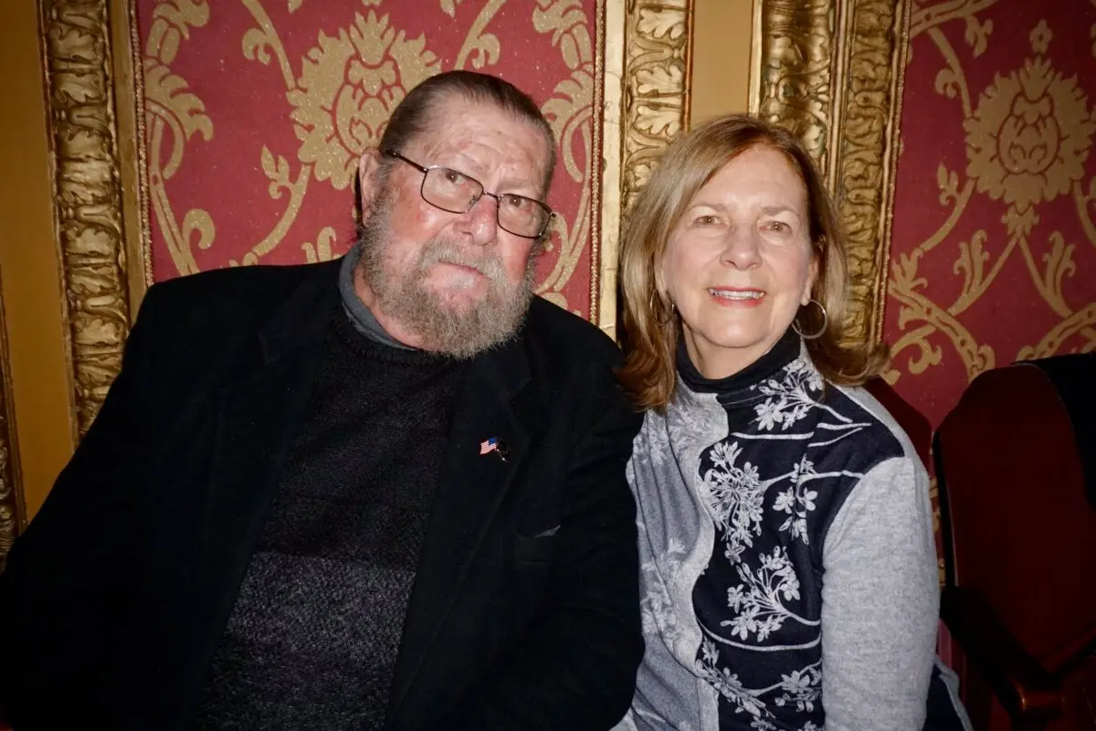 Ernie and Judith Potter enjoyed Shen Yun Performing Arts at the Providence Performing Arts Center in Providence, R.I., on Feb. 15, 2006. (Weiyong Zhu/The Epoch Times)