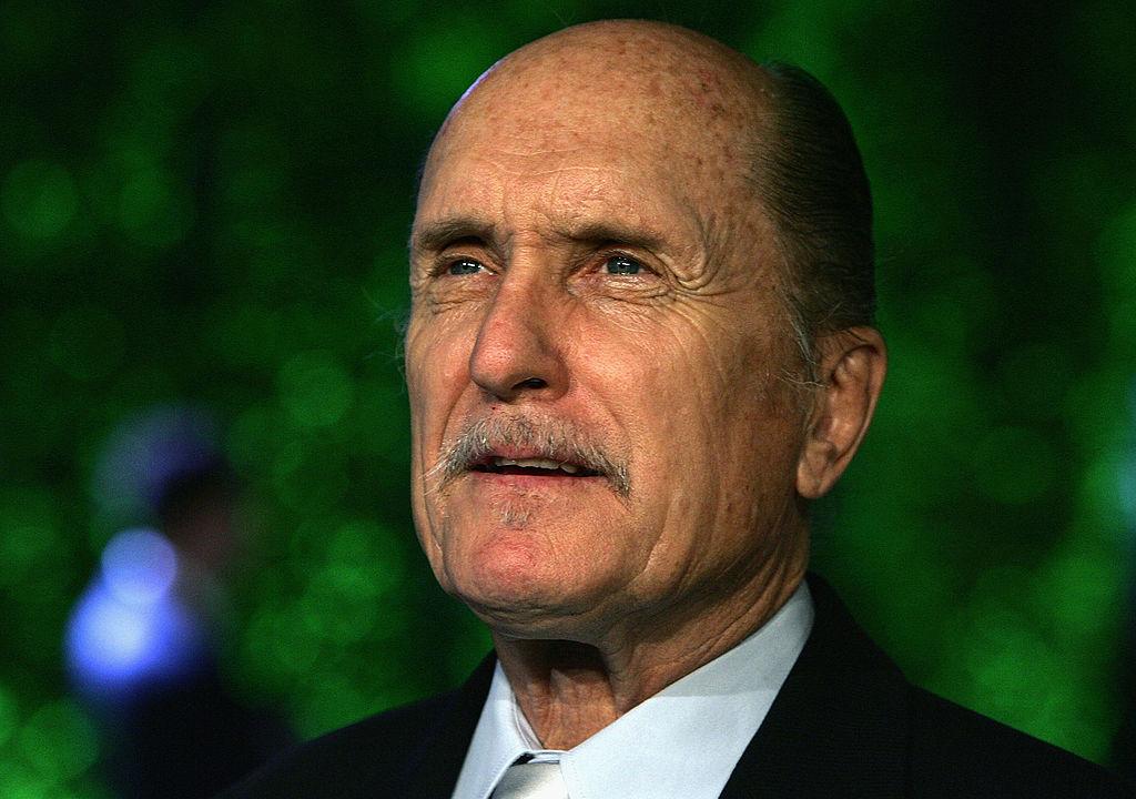 Actor Robert Duvall arrives at the Vanity Fair Oscar Party at Mortons in West Hollywood, Calif., on Feb. 27, 2005. (Frazer Harrison/Getty Images)