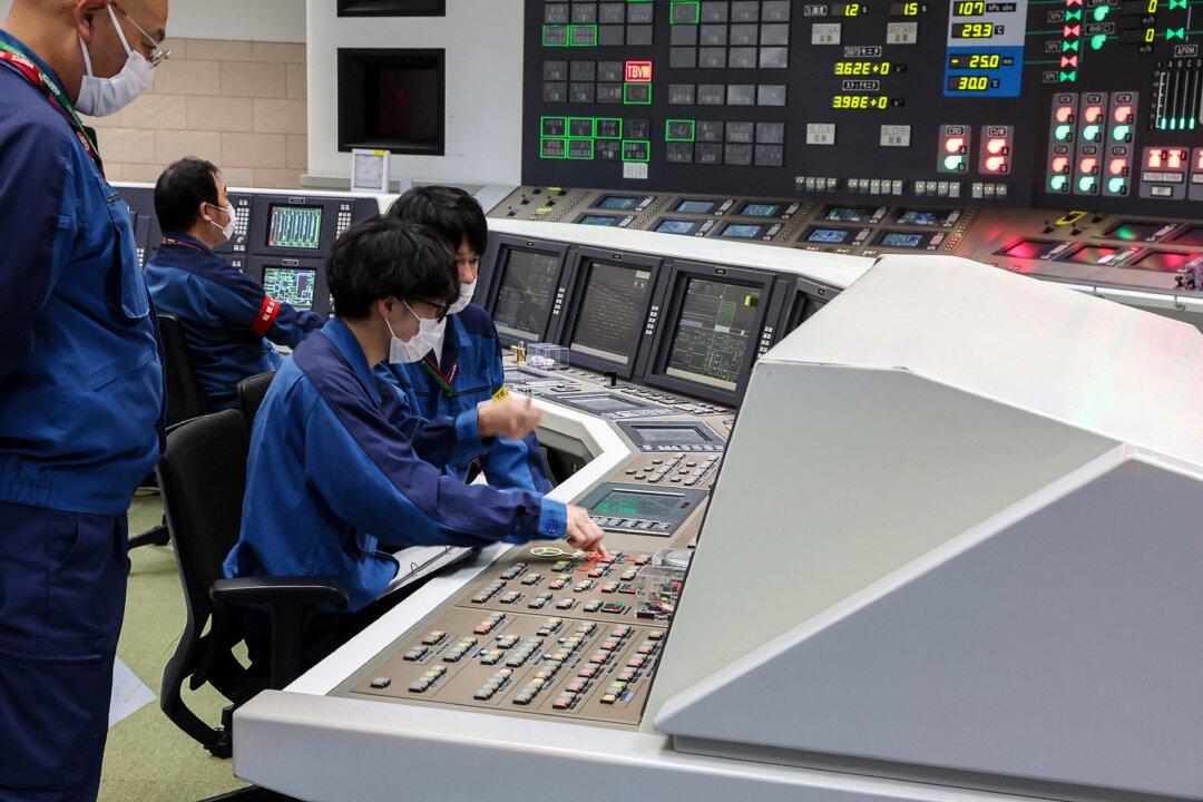 Operators control power generation and transmission at Tokyo Electric Power Company's Kashiwazaki-Kariwa Nuclear Power Plant Unit 6 in Kariwa Village, Niigata Prefecture on February 16, 2026. (Photo by JAPAN POOL / JIJI PRESS / AFP via Getty Images) / Japan OUT