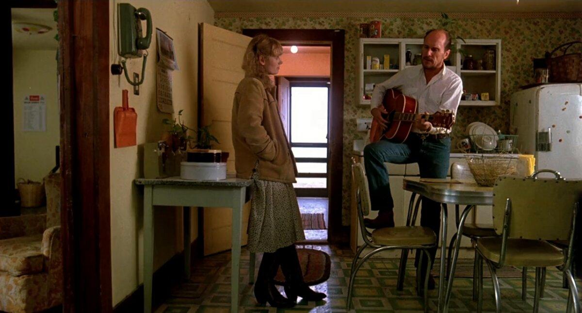 Rosa Lee (Tess Harper) and Mac Sledge (Robert Duvall), in "Tender Mercies." (Getty Images)