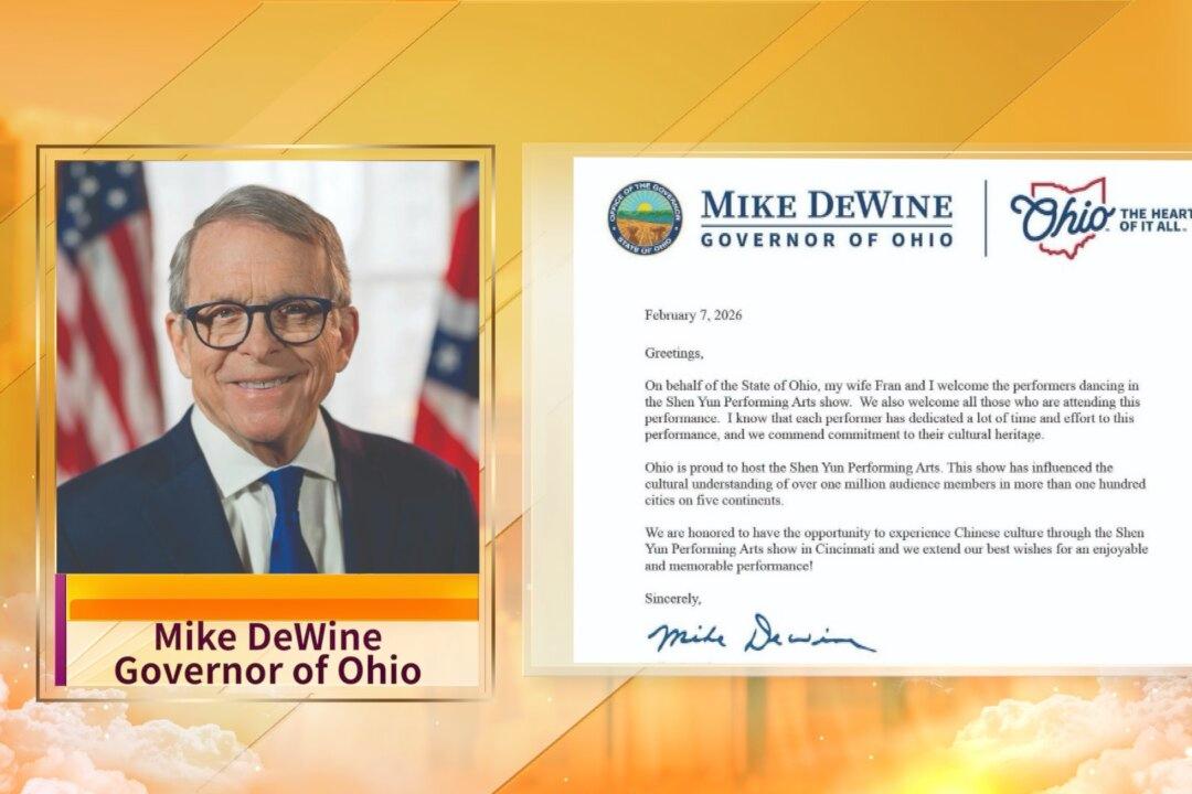 Ohio Governor Welcomes Shen Yun Back to the State: ‘Honored to Have the Opportunity to Experience Chinese Culture’