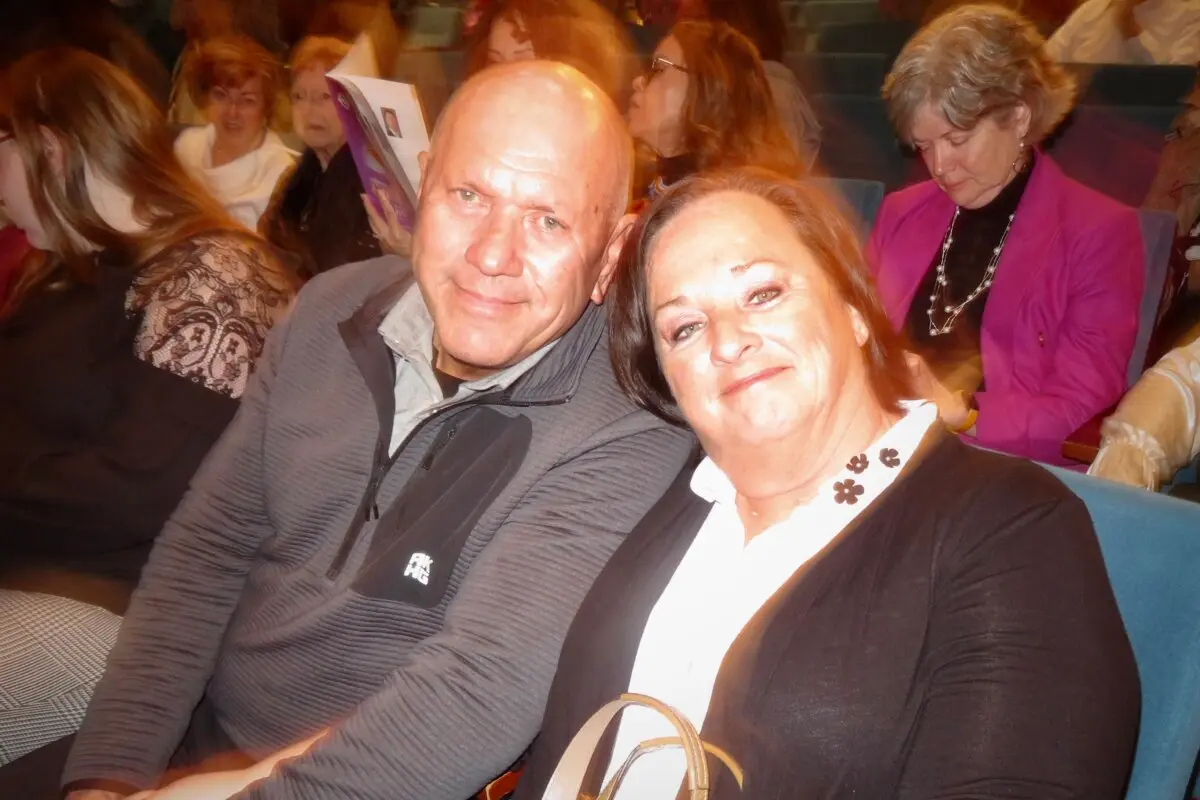 Larry and Teresa Osborne attend Shen Yun at the Belk Theater at Blumenthal Performing Arts Center in Charlotte, North Carolina, on Feb. 21. (Henry Wang/The Epoch Times)
