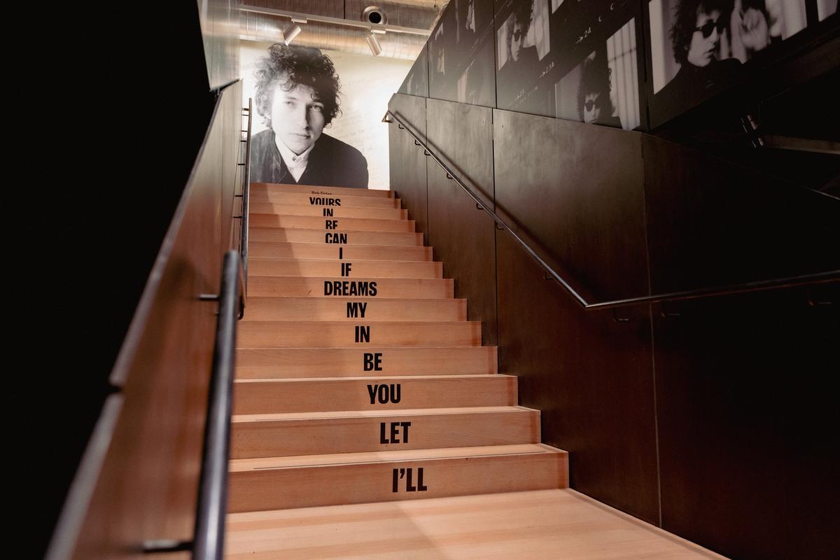 The Bob Dylan Center houses many of the singer's notebooks, recordings, films, and personal correspondence. (Courtesy of Bob Dylan Center)