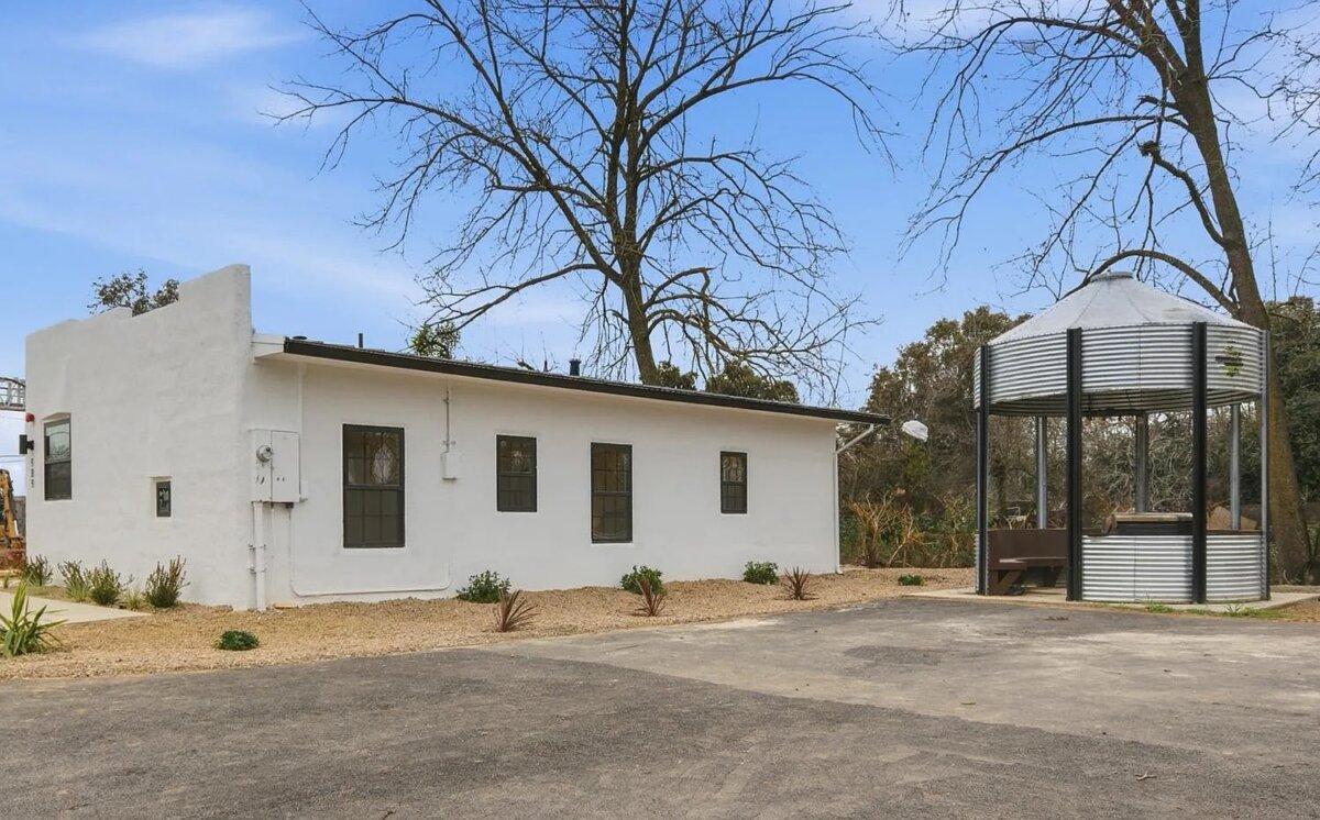 The exterior of the 3D-printed house created by 4DIFY on 989 Kaizen Way. (Courtesy of 4DIFY)