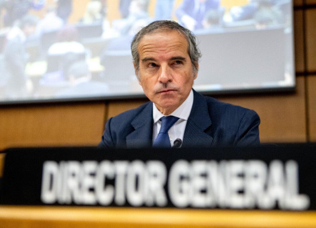 Director General of the International Atomic Energy Agency (IAEA) Rafael Grossi attends the IAEA's Board of Governors' meeting at the agency's headquarters in Vienna, Austria, on Jan. 30, 2026. (Joe Klamar/AFP via Getty Images)