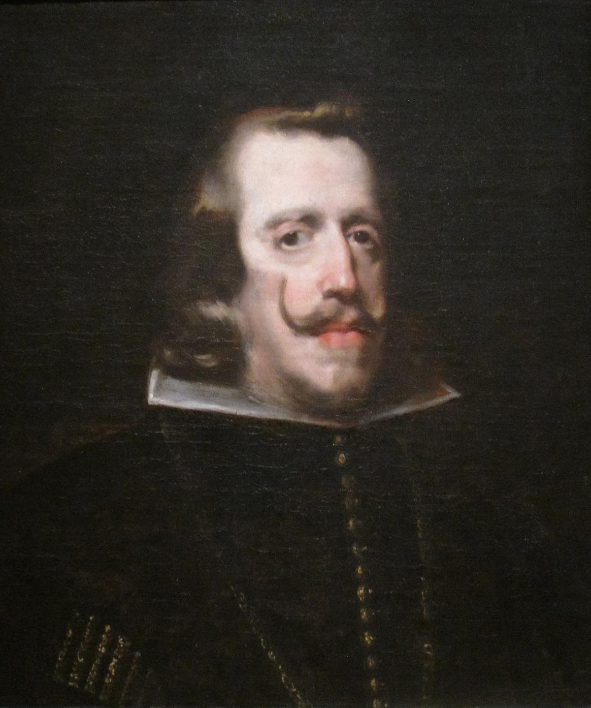 "Philip IV, King of Spain," circa 1655, by Diego Velázquez. Oil on canvas, 22 1/5 inches by 19 3/4 inches. Cincinnati Art Museum, Cincinnati. (Public Domain)