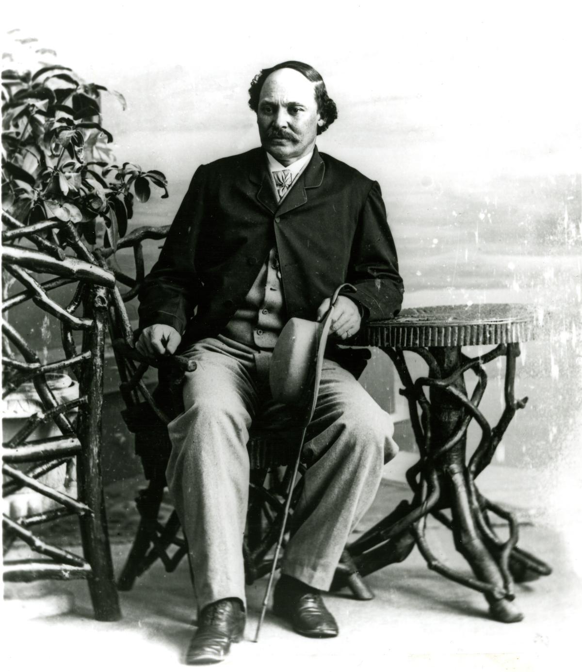 A portrait of Robert S. Duncanson, 1864, by William Notman. Notman Photographic Archives, McCord Museum, Montreal. (Courtesy of Taft Museum of Art)