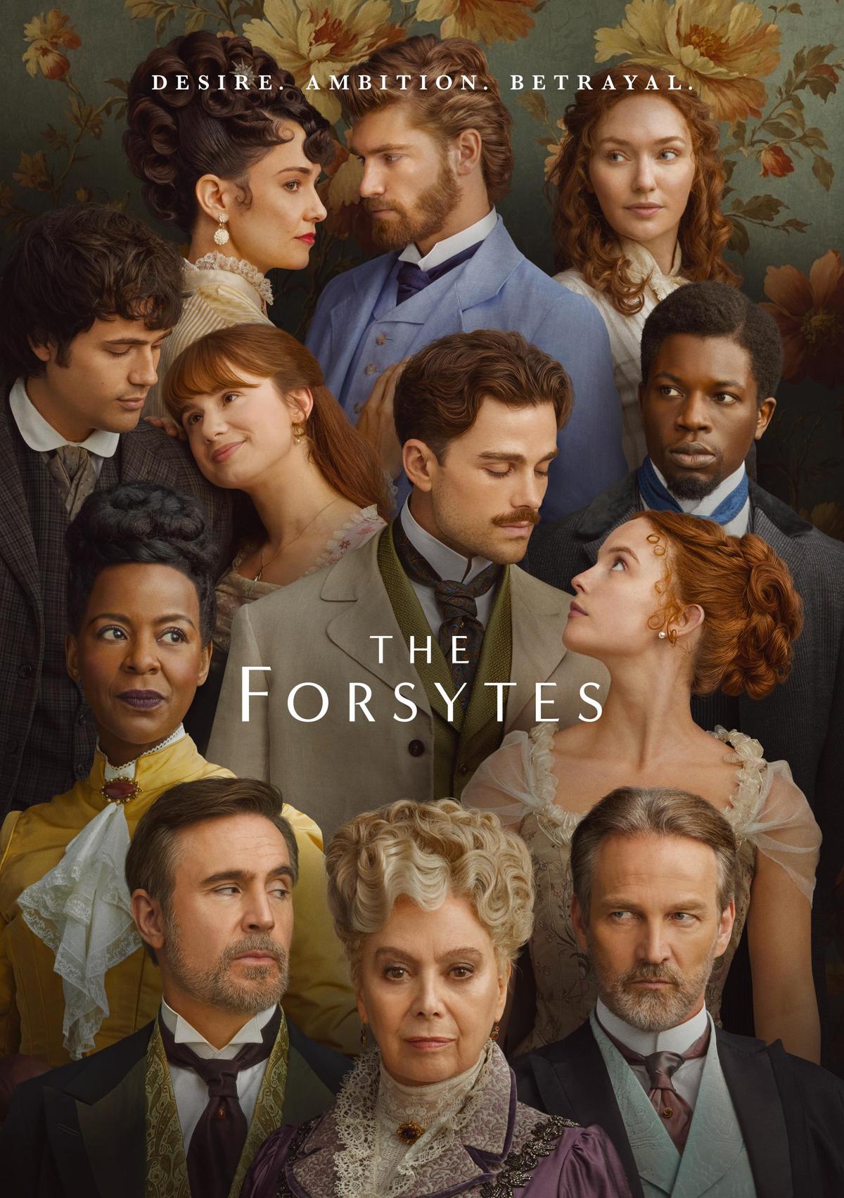 Poster for the PBS season premiere of "The Forsytes," March 2026. (PBS Masterpiece)