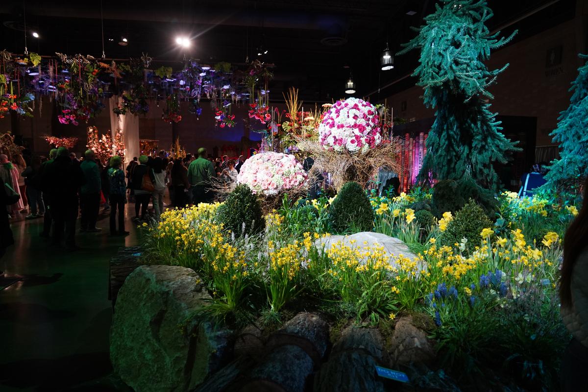 The Philadelphia Flower Show is being held at the Pennsylvania Convention Center from Feb. 28 to March 8, 2026. (William Huang/The Epoch Times)