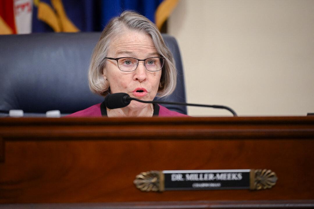 Subcommittee Chairwoman Rep. Mariannette Miller-Meeks (R-Iowa) speaks during a House committee hearing in Washington on Feb. 15, 2024. Miller-Meeks introduced a health care bill in 2025 that included funding for cost-sharing reductions. (Mandel Ngan/AFP via Getty Images)