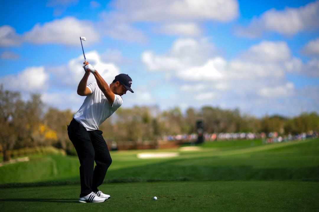 ORLANDO, FLORIDA - MARCH 05: Xander Schauffele of the United States plays his shot from the second tee during the first round of the Arnold Palmer Invitational presented by Mastercard 2026 at Arnold Palmer Bay Hill Golf Course on March 05, 2026 in Orlando, Florida. (Photo by Mike Ehrmann/Getty Images)