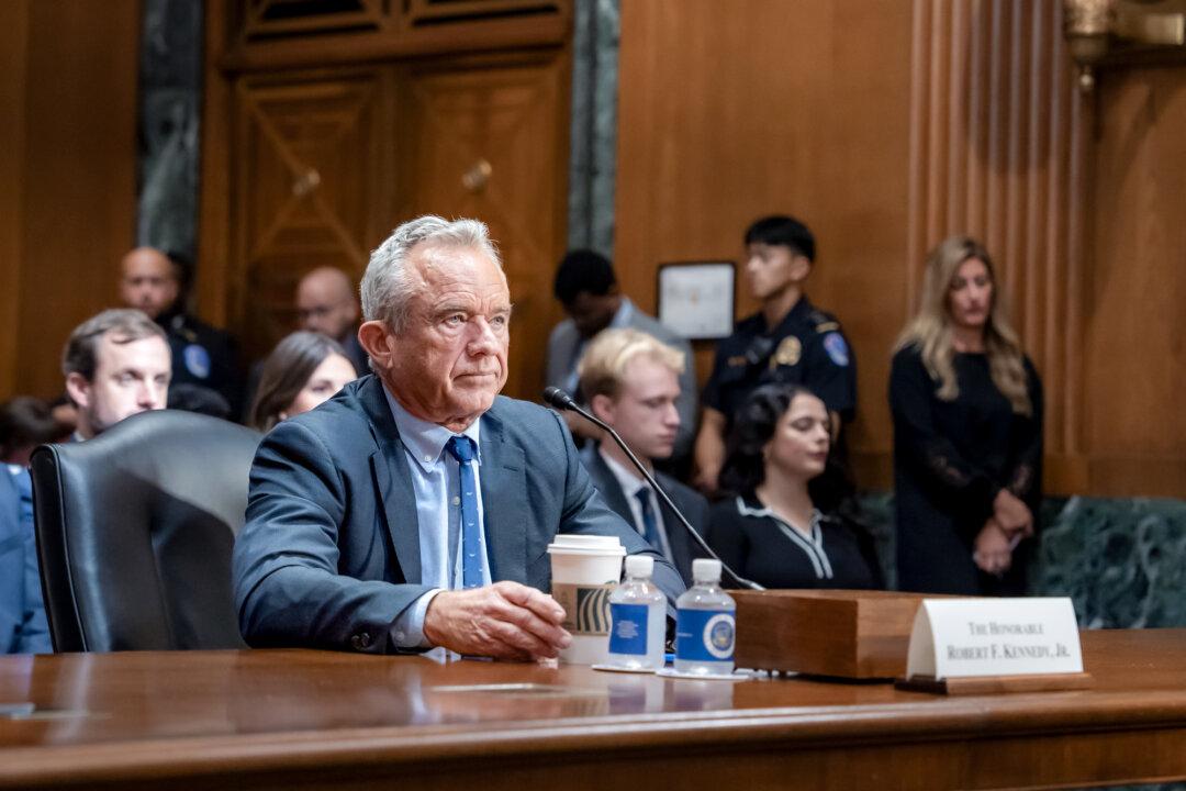 Health Secretary Robert F. Kennedy Jr. testifies before a Senate Committee on Capitol Hill in Washington on Sept. 4, 2025. Kennedy said that “sex-rejecting procedures for children and adolescents are neither safe nor effective” to treat gender-related disorders in minors. (Madalina Kilroy/The Epoch Times)