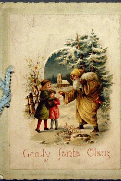 Cover of an early edition of “Goody Santa Claus,” 1889. (Public Domain)