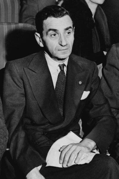 Irving Berlin at the St. James Theatre in 1948. (Public Domain)