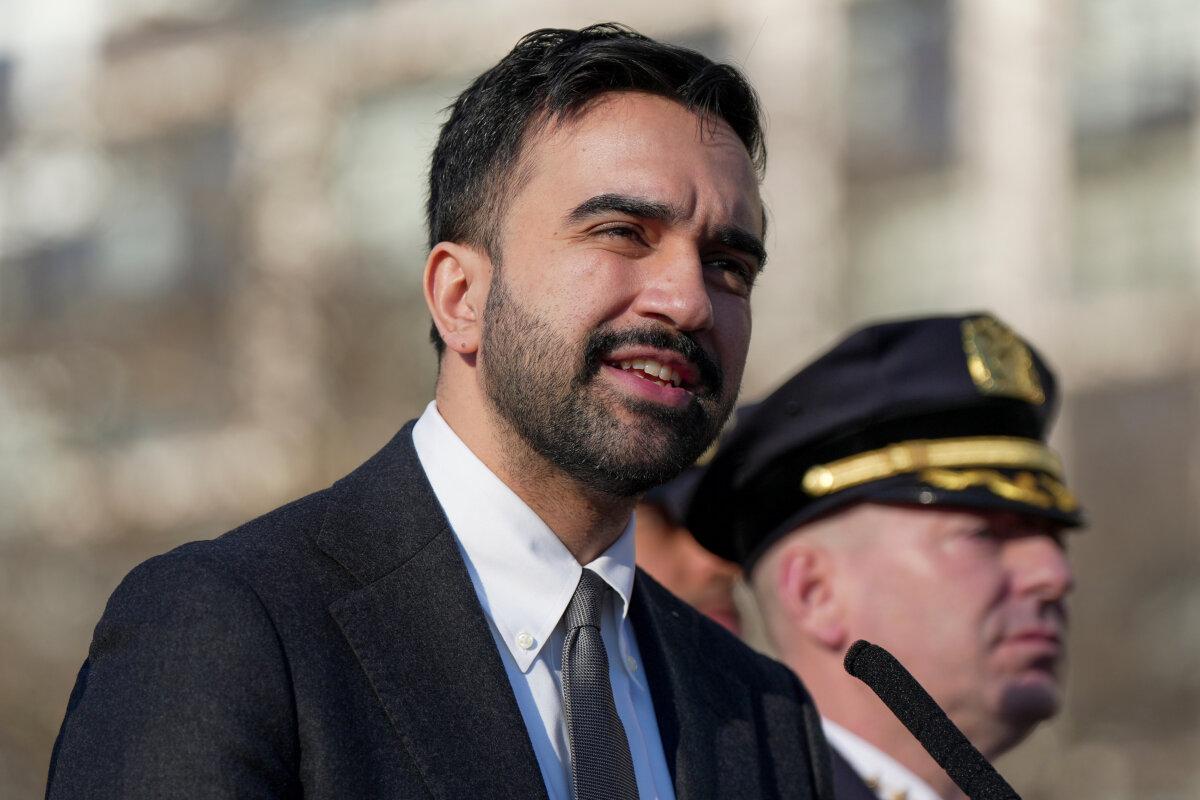 New York Mayor Zohran Mamdani speaks during a news conference at Gracie Mansion on March 9, 2026, in New York. (Angelina Katsanis/AP Photo)