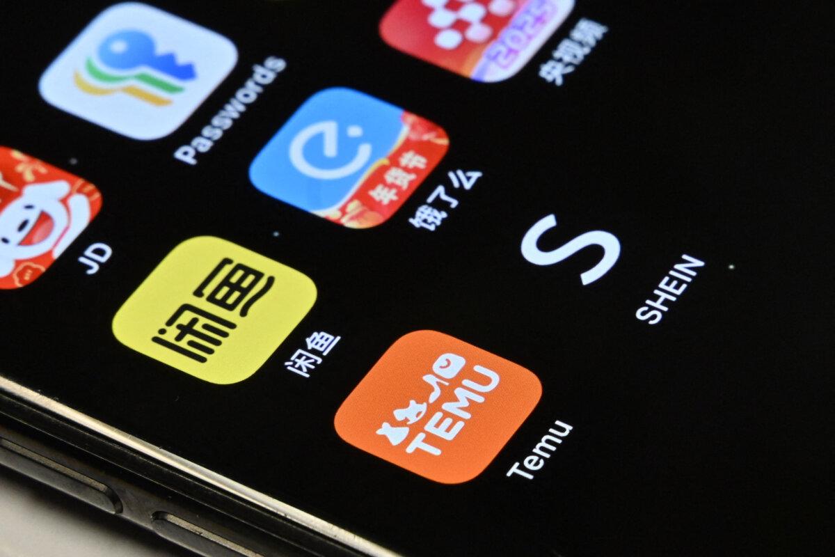 Chinese apps on a mobile phone in Beijing, China, on Feb. 5, 2025. (Adek Berry/AFP via Getty Images)