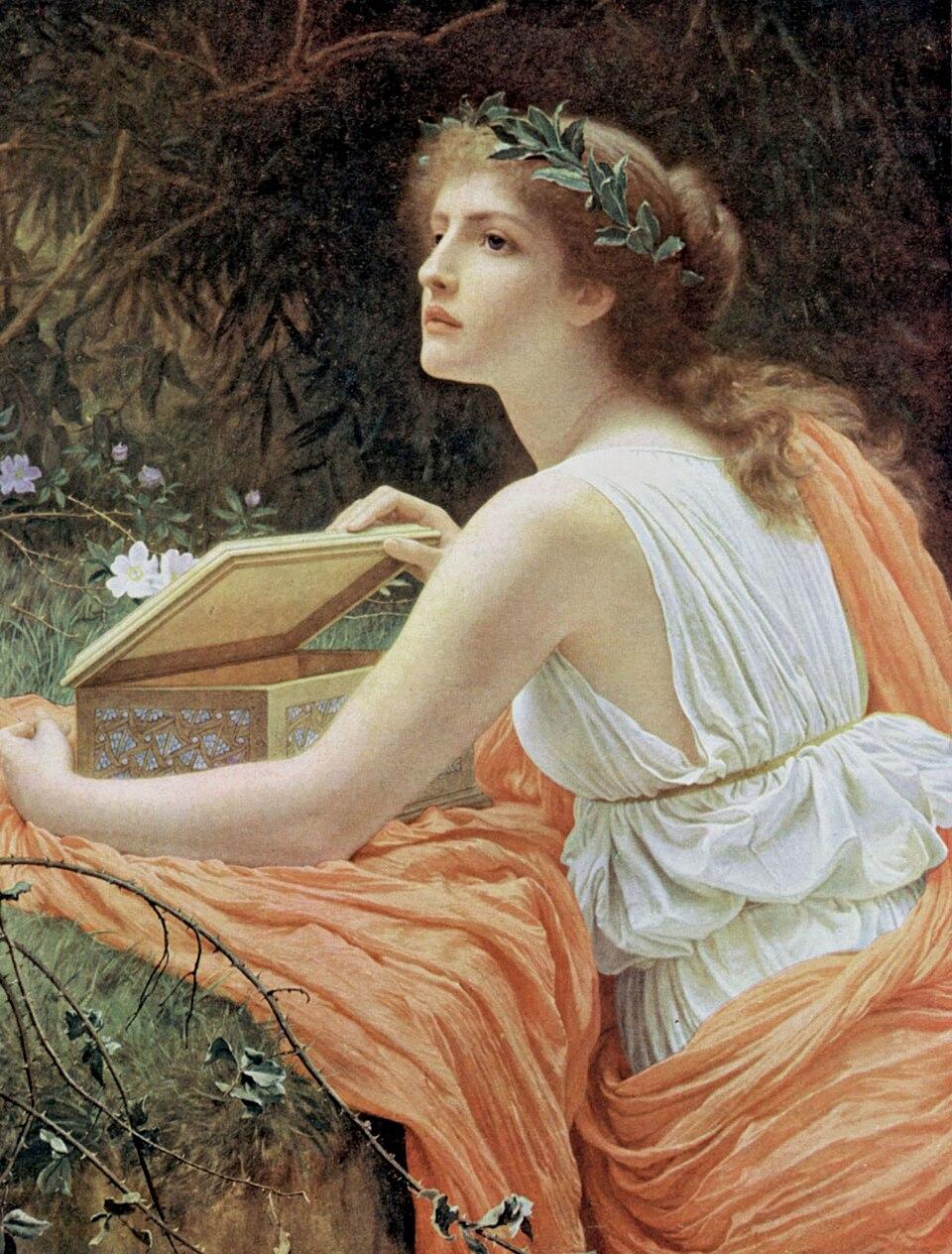 "Pandora's Box" by Charles Edward Perugini. (Public Domain)