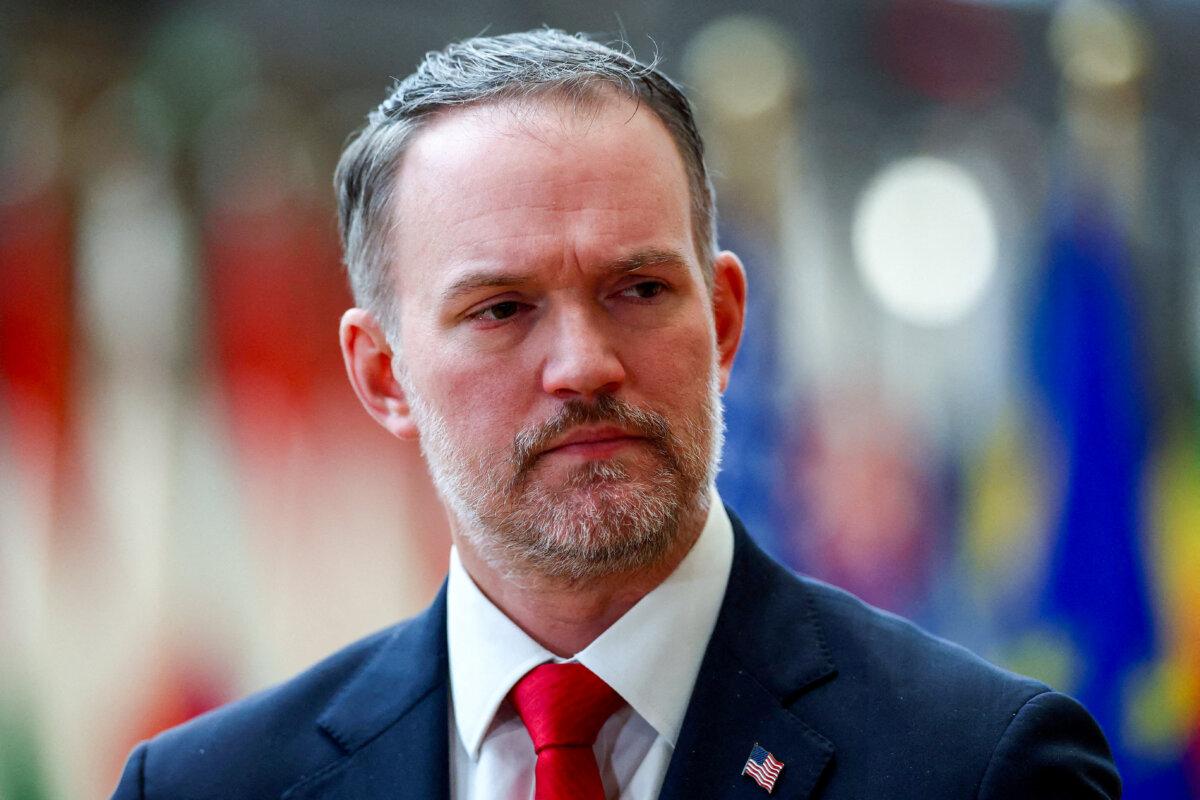 U.S. Trade Representative Jamieson Greer in Brussels on Nov. 24, 2025. (Piroschka van de Wouw/Reuters)