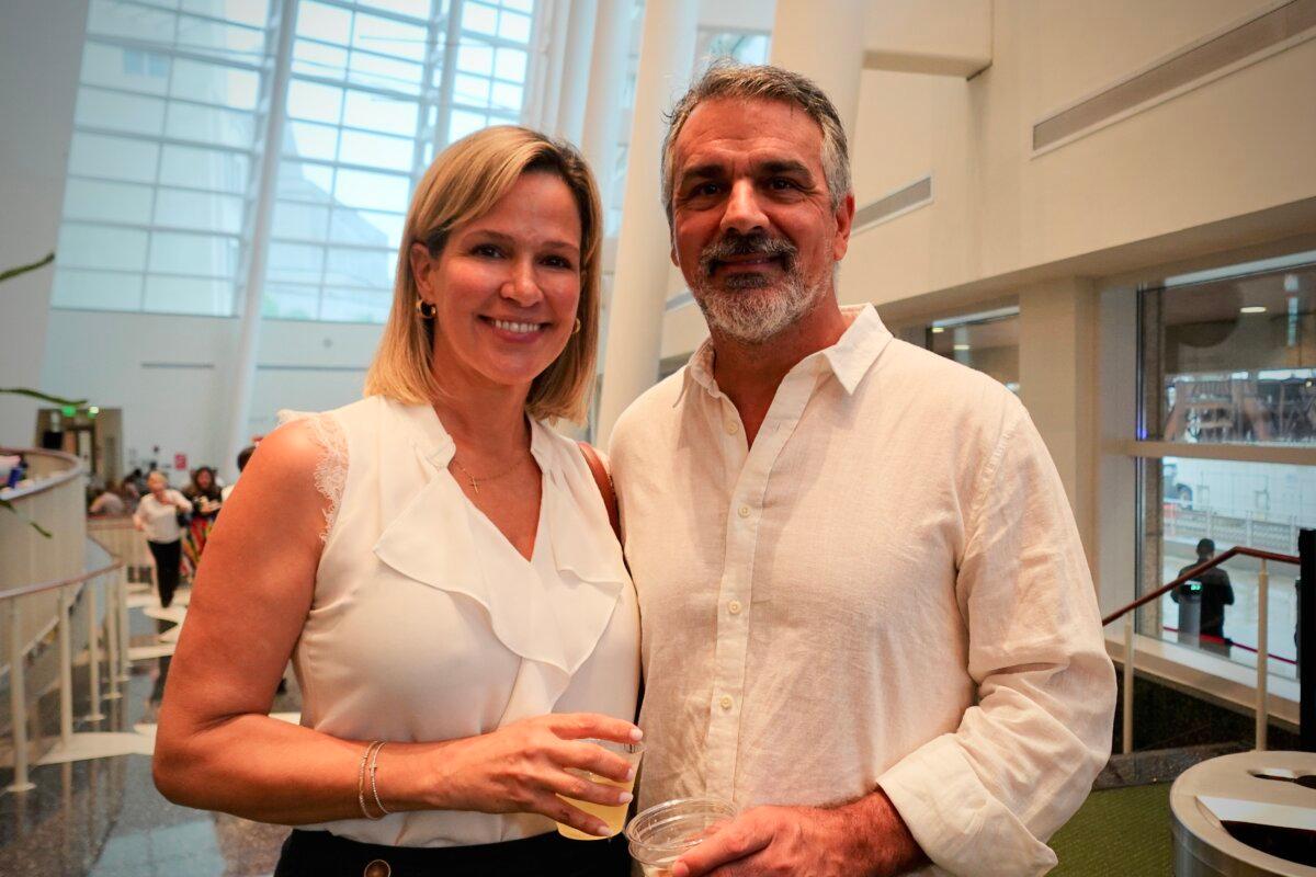 Berenice and Anthony Leombruno attended Shen Yun Performing Arts at the Adrienne Arsht Center for the Performing Arts on March 15, 2026. (Linda Li/The Epoch Times)