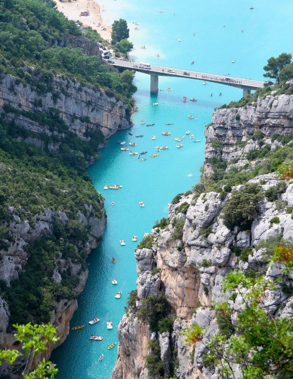The stunning Gorges du Verdon in Haute Provence, France, is the deepest gorge in Europe. (Jens Peter Oleson)
