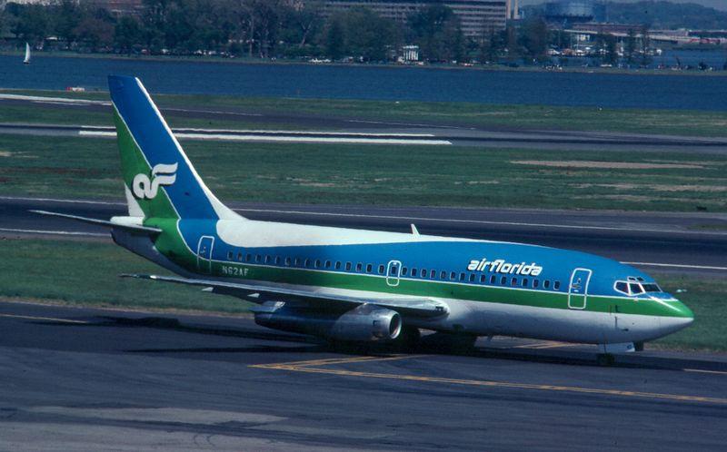 Boeing-737-222-N62AF-Air-Florida. (Public Domain)