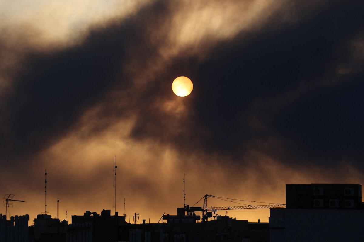Smoke rises following an explosion, after Israel and the United States launched strikes on Iran, in Tehran, Iran, on March 3, 2026. (Majid Asgaripour/WANA via Reuters)
