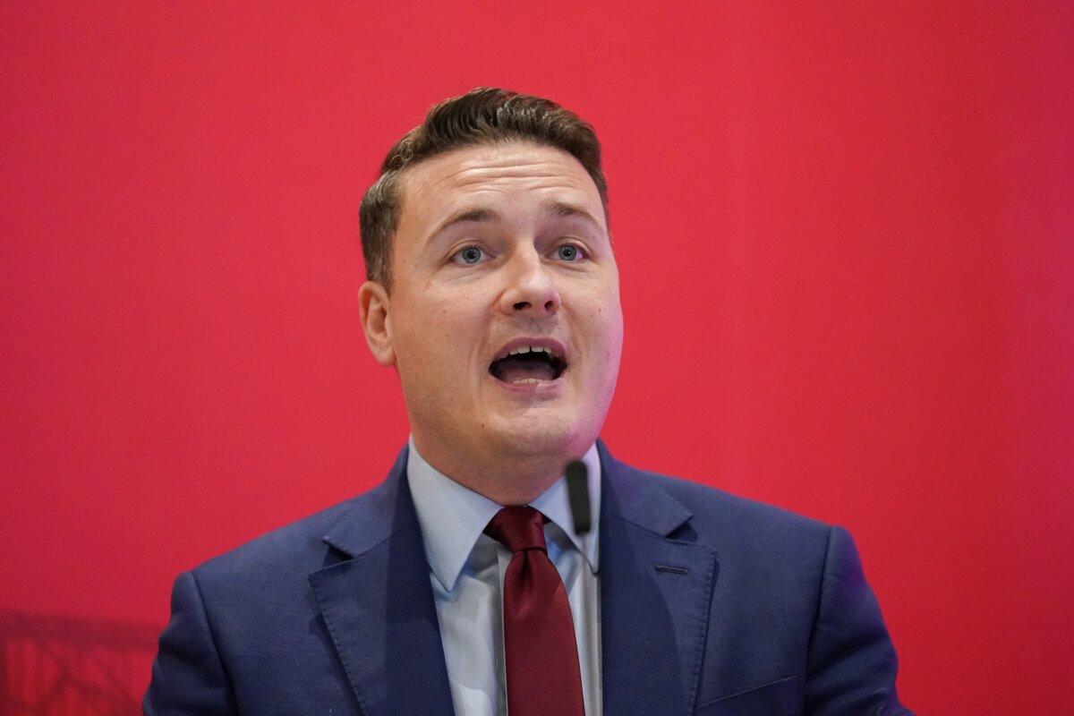 UK Health Secretary Wes Streeting in Durham, England, on Feb. 28, 2026. (Ian Forsyth/Getty Images)