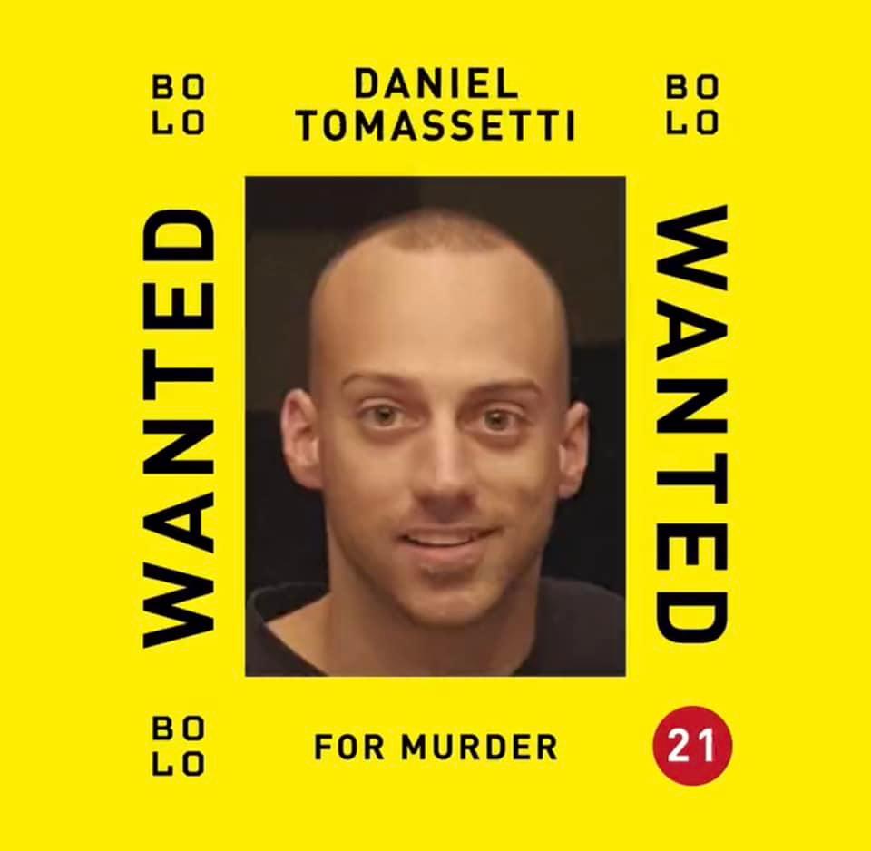 Daniel Tomassetti was listed at No. 21 on Canada's Most Wanted list in 2023 as part of the BOLO (Be on the lookout) program (Photo courtesy of BOLO)