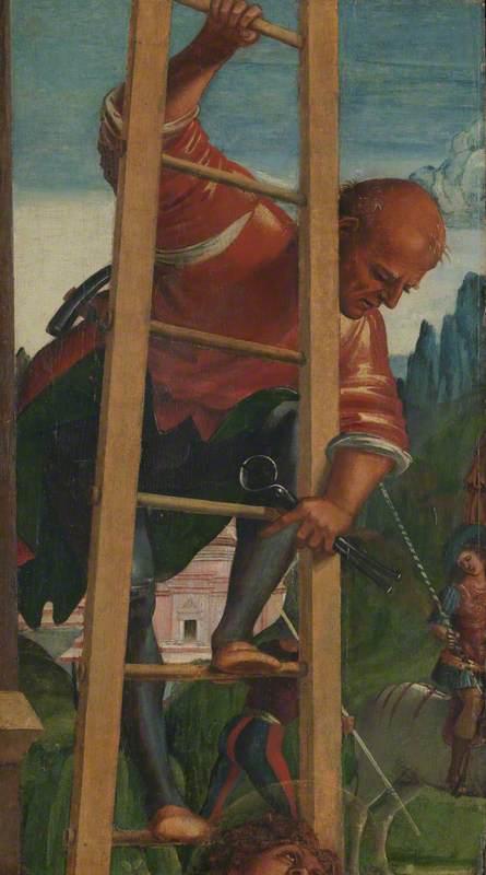 "Man on a Ladder," circa 1504, Luca Signorelli. The National Gallery, London. (Public Domain)