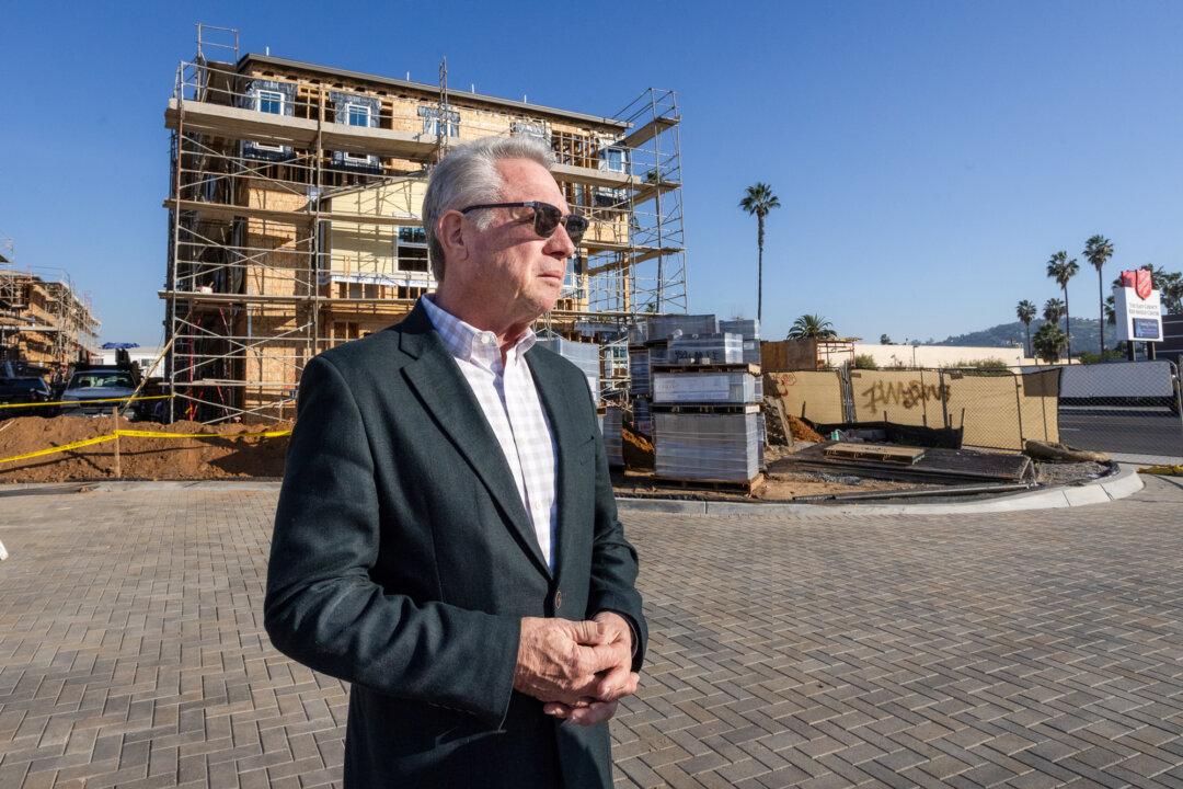 El Cajon Mayor Bill Wells in El Cajon, Calif., on Jan. 20, 2026. Wells said that during the border crisis, busloads of illegal immigrants were dropped off in his city. (John Fredricks/The Epoch Times)