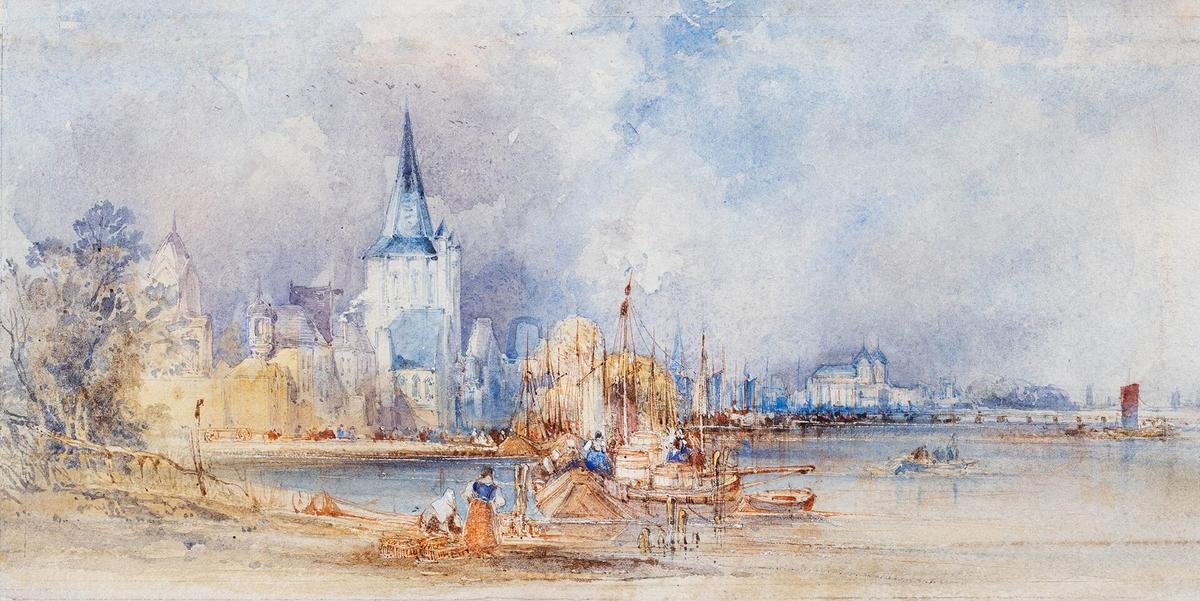 "A View of Mainz," circa 1835, by William Callow. (Public Domain)