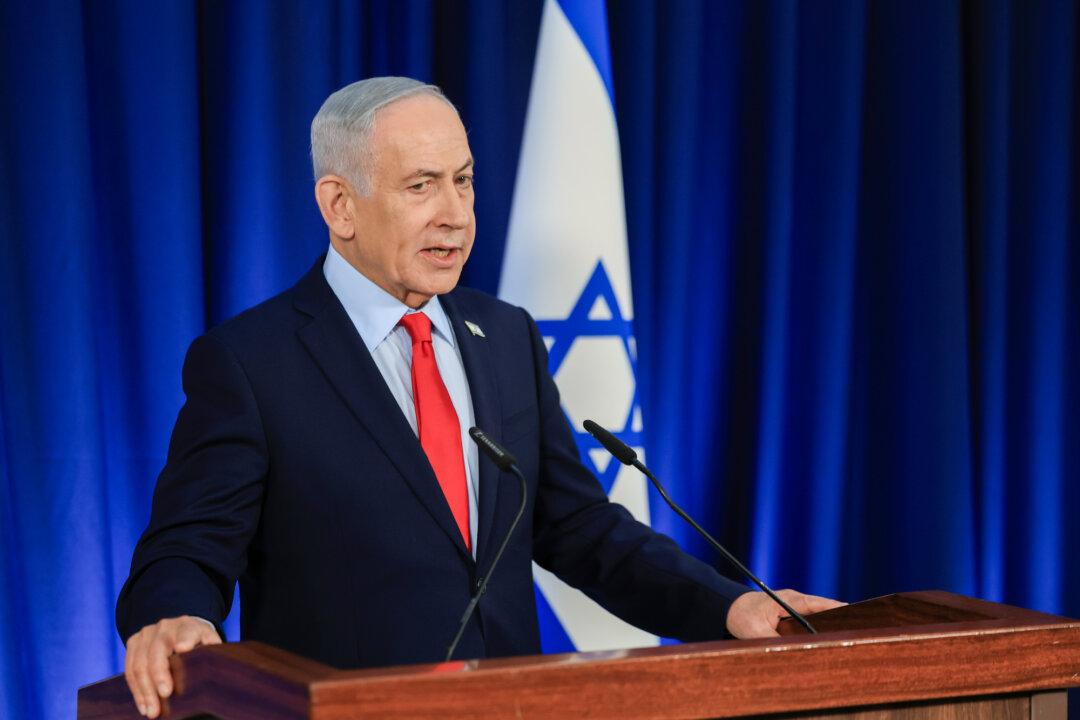 Israeli Prime Minister Benjamin Netanyahu speaks during a press conference in Jerusalem on March 19, 2026. (Ronen Zvulun, Pool Photo via AP)