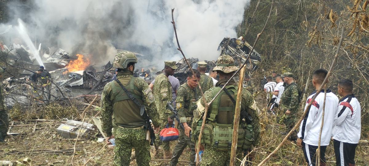 At Least 66 Killed in Colombia Military Plane Crash