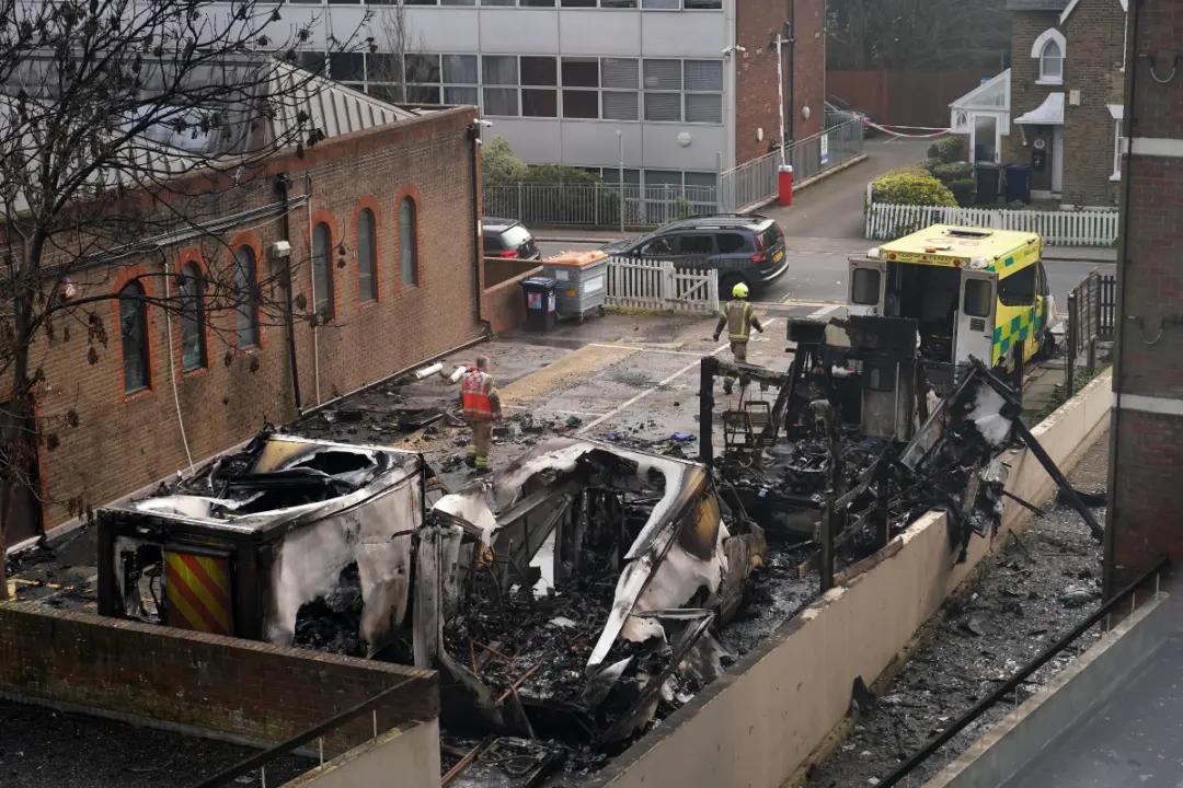 UK Police Investigating Iranian Regime Link to Arson Attack on Jewish Ambulances