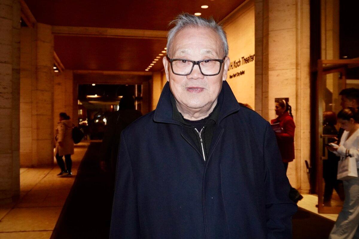 Mr. Wu at Shen Yun Performing Arts at Lincoln Center on March 25, 2026. (Sally Sun/The Epoch Times)