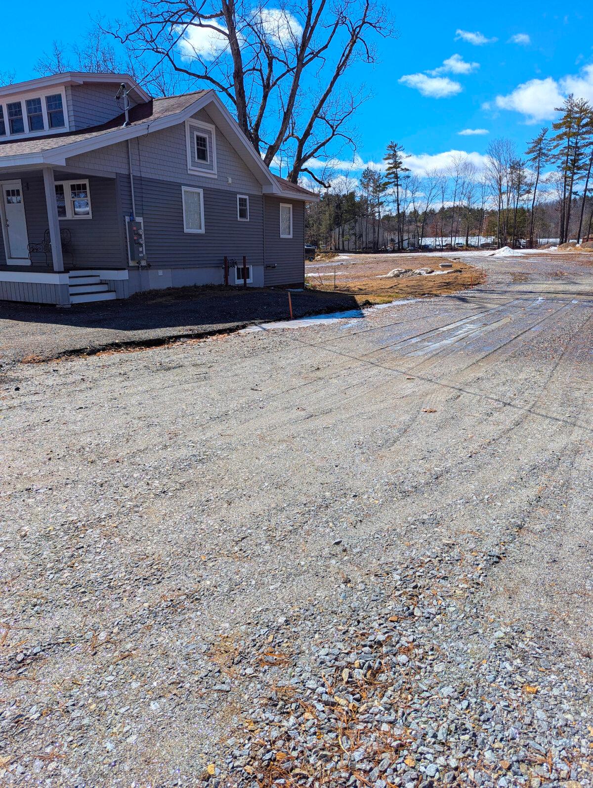This is what a recycled asphalt driveway would look like, but just a little darker. Don't try pressure washing it! (Tim Carter/Tribune Content Agency/TNS)