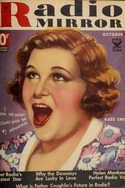 Smith on 1934 cover of Radio Mirror. (Public Domain)