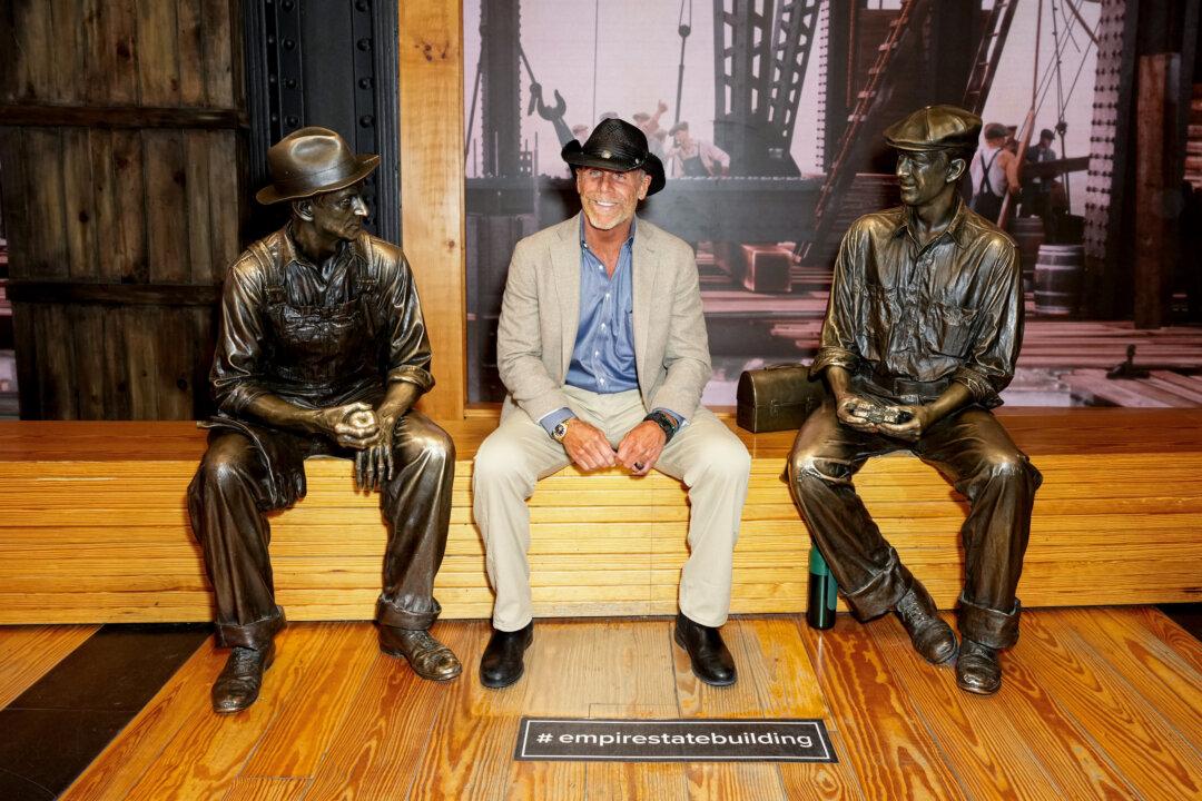 Shawn Michaels visits the Empire State Building in New York City on March 30, 2026. (John Nacion/Getty Images for Empire State Realty Trust)