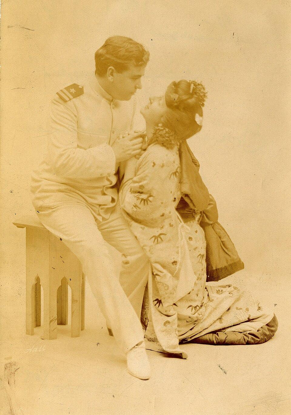 A scene from "Madame Butterfly," which opened Feb. 28, 1907, at the Grand Opera House in Seattle. (Public Domain)