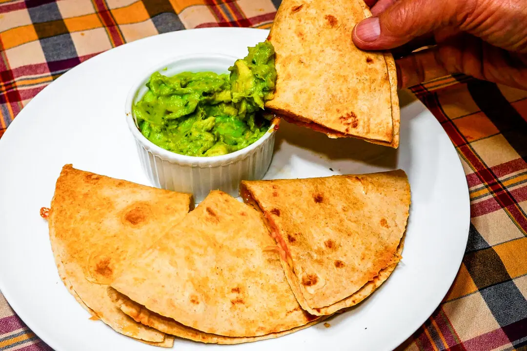 Skillet-Toasted Cheese Quesadilla