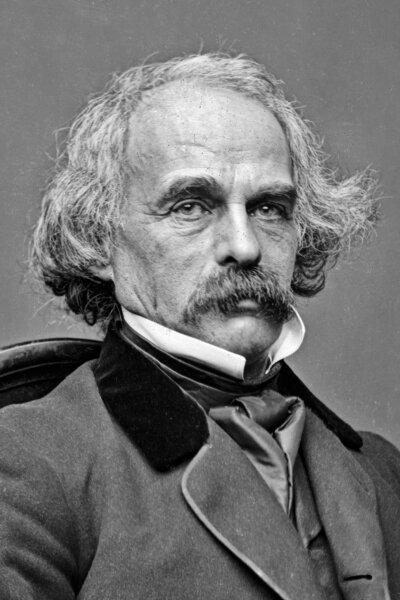 Photo of Nathaniel Hawthorne, 1860s, by Mathew Brady. Library of Congress. (Public Domain)