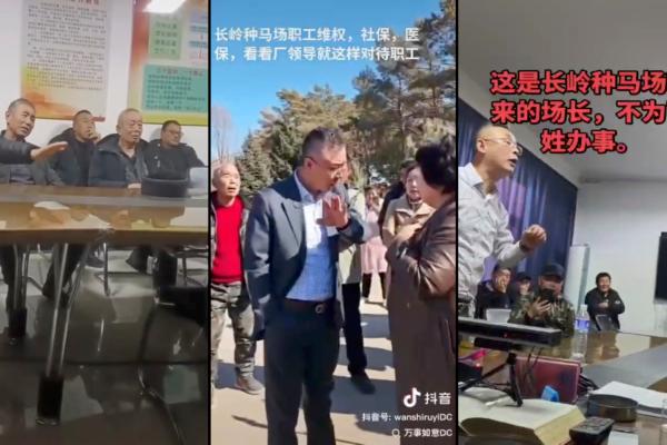 Hundreds of Retired Chinese Workers Protest Over Pensions and Health Benefits