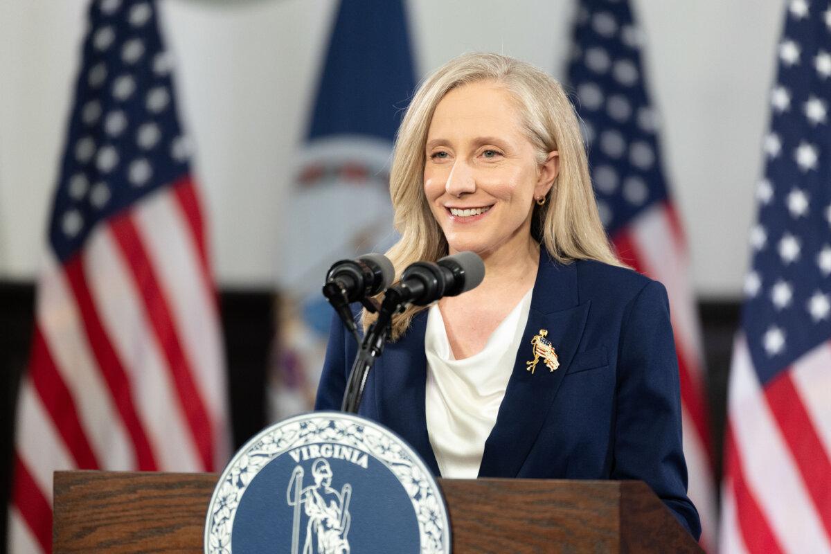 Virginia Gov. Abigail Spanberger delivers the Democratic response to President Donald Trump's State of the Union address in Williamsburg, Va., on Feb. 24, 2026. (Mike Kropf/Getty Images)