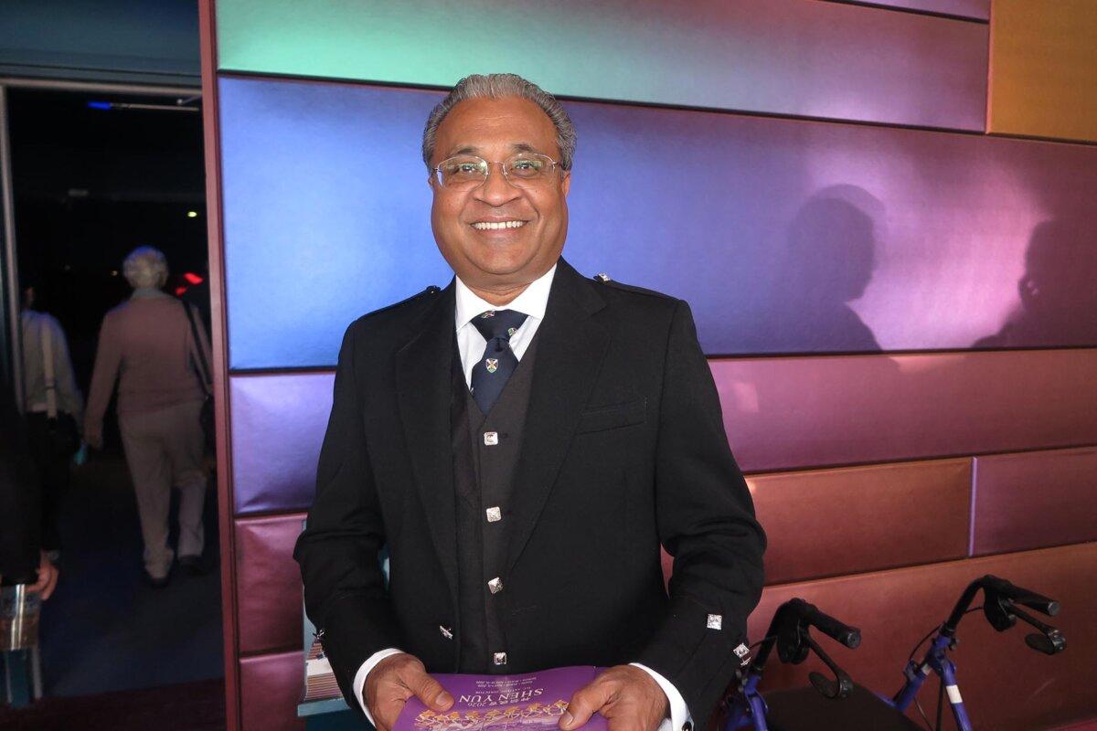 Loki Patro watches Shen Yun Performing Arts at Marion Oliver McCaw Hall in Seattle, Wash., on April 4, 2026. (Sunny Chen/The Epoch Times)