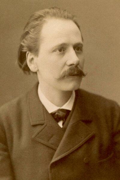 Photograph of Jules Massenet, 1895, by Eugène Pirou. (Public Domain)