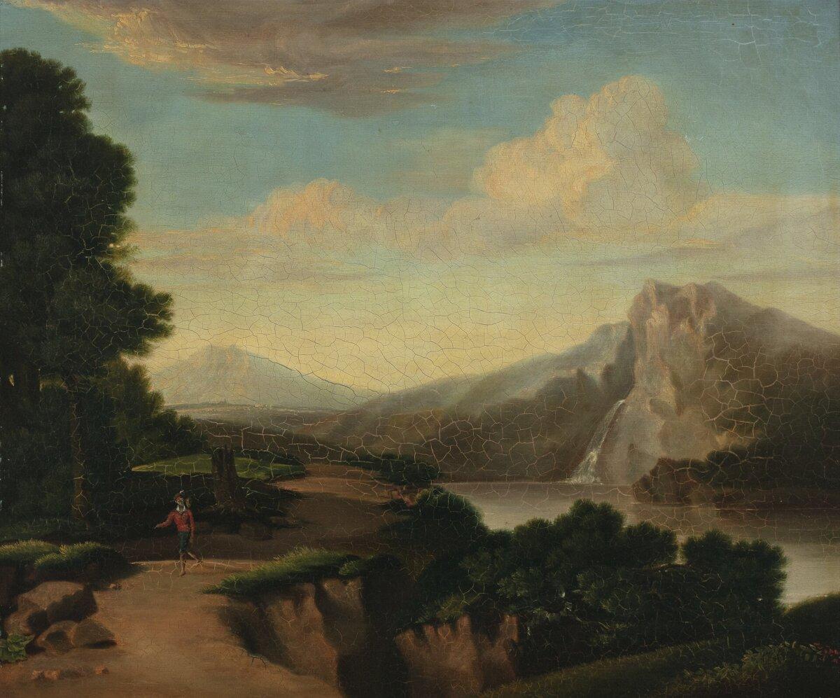 “Landscape,” 1832, by Sophia Peabody. Peabody Essex Museum, Salem, Mass. (Public Domain)